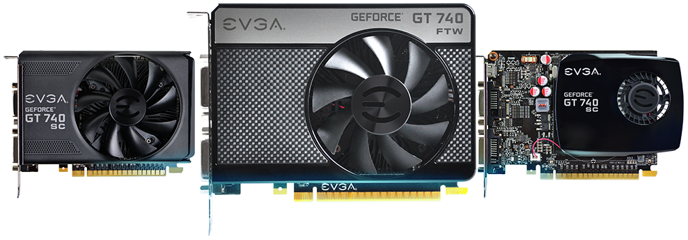 EVGA GeForce GT 740 Superclocked Single Slot 4GB DDR3 Graphics Cards  04G-P4-2744-KR : Electronics 