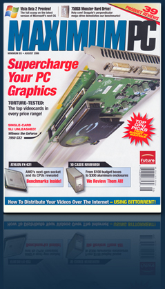 MAXIMUM PC Cover - August 2006